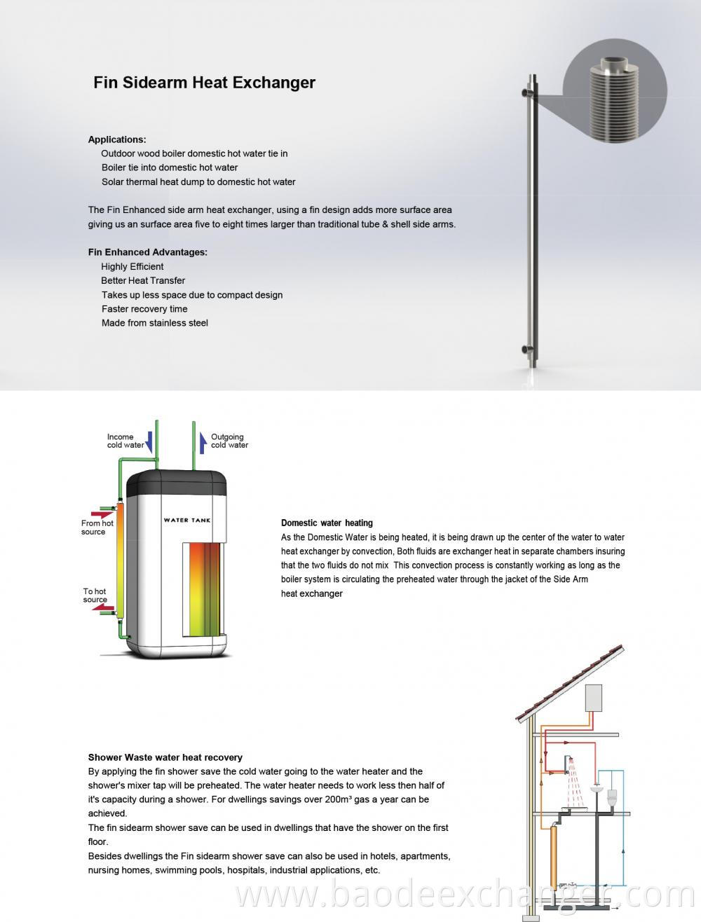 Side Arm Tube Heat Exchanger